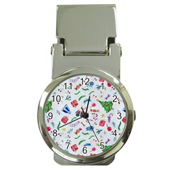 Illustration Christmas Pattern Money Clip Watches by Pakjumat