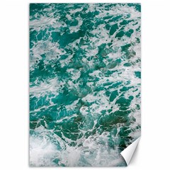 Blue Ocean Waves 2 Canvas 12  X 18  by Jack14