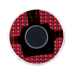Snowflake Christmas Tree Pattern On-the-go Memory Card Reader by Amaryn4rt