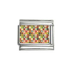 Pattern-christmas-patterns Italian Charm (9mm) by Amaryn4rt