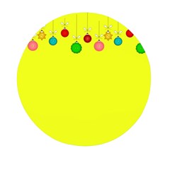 Christmas-bowls-garland-decoration Mini Round Pill Box (pack Of 5) by Amaryn4rt