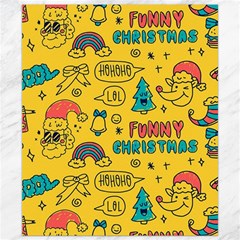 Colorful-funny-christmas-pattern Cool Ho Ho Ho Lol Canvas 8  X 10  by Amaryn4rt