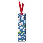 Isometric-seamless-pattern-megapolis Small Book Marks Front