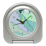 Winter Snow Mountains Nature Travel Alarm Clock Front