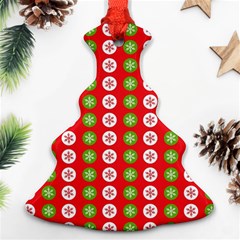 Festive Pattern Christmas Holiday Ornament (christmas Tree)  by Pakjumat