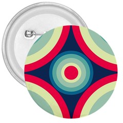 Circle Pattern Repeat Design 3  Buttons by Pakjumat