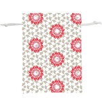 Print Pattern Fashion Background Lightweight Drawstring Pouch (XL) Back