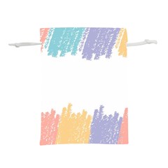 Border Frame Colorful Brush Strokes Lightweight Drawstring Pouch (l) by Pakjumat