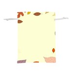 Autumn Border Frame Background Lightweight Drawstring Pouch (L) Back
