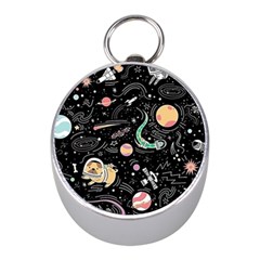 Animals Galaxy Space Mini Silver Compasses by Pakjumat