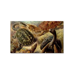 Turtles Leatherback Sea Turtle Sticker (rectangular) by Pakjumat