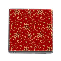 Christmas Texture Pattern Red Craciun Memory Card Reader (square 5 Slot) by Sarkoni