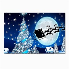 Merry Christmas Postcards 5  X 7  (pkg Of 10) by Sarkoni