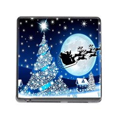 Merry Christmas Memory Card Reader (square 5 Slot) by Sarkoni