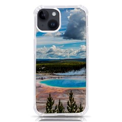 Mountains Trail Forest Yellowstone Iphone 14 Tpu Uv Print Case by Sarkoni