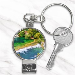 River Waterfall Nail Clippers Key Chain by Sarkoni