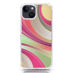 Abstract Colorful Background Wavy Iphone 14 Tpu Uv Print Case by Amaryn4rt