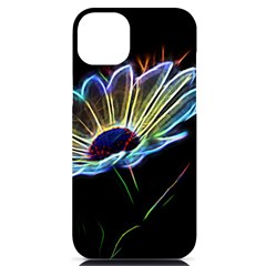 Flower Pattern Design Abstract Background Iphone 14 Plus Black Uv Print Case by Amaryn4rt