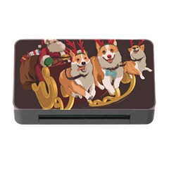 Christmas Santa Claus Dog Sled Memory Card Reader With Cf by Sarkoni