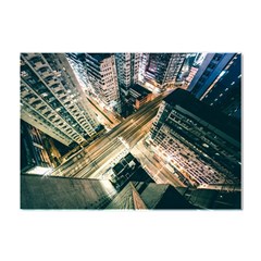 Architecture Buildings City Crystal Sticker (a4) by Amaryn4rt