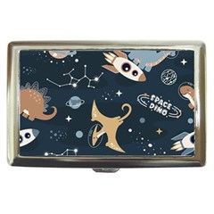 Space Theme Art Pattern Design Wallpaper Cigarette Money Case by Proyonanggan
