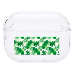 Tropical Leaf Pattern Hard Pc Airpods Pro Case by Dutashop