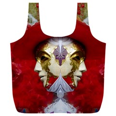 Carnival Düsseldorf Old Town Full Print Recycle Bag (xxl) by Amaryn4rt