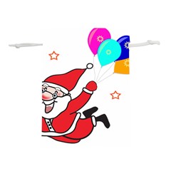 Nicholas Santa Claus Balloons Stars Lightweight Drawstring Pouch (l) by Ndabl3x