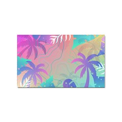 Palm Trees Leaves Plants Tropical Sticker Rectangular (100 Pack) by Grandong