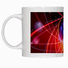 Physics Quantum Physics Particles White Mug by Sarkoni