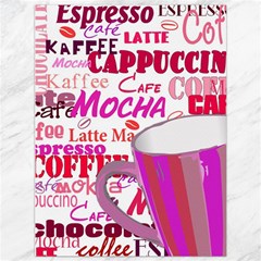 Coffee Cup Lettering Coffee Cup Canvas 36  X 48  by Amaryn4rt