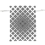 Background Pattern Halftone Lightweight Drawstring Pouch (XL) Front