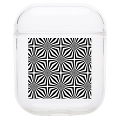 Background Pattern Halftone Black White Soft Tpu Airpods 1/2 Case by Pakjumat