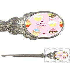 Cupcakes Wallpaper Paper Background Letter Opener by Apen