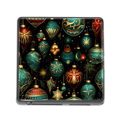 Christmas Ornaments Memory Card Reader (square 5 Slot) by Modalart