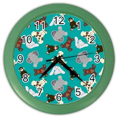 Plush Toys Stuffed Toys Color Wall Clock by Bedest