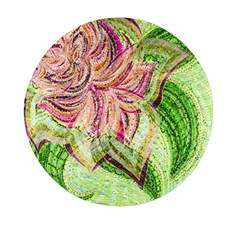 Colorful Design Acrylic Canvas Mini Round Pill Box (pack Of 3) by Amaryn4rt