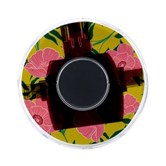 Pink Flower Seamless Pattern On-the-go Memory Card Reader by Bedest