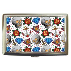 Full Color Flash Tattoo Patterns Cigarette Money Case by Bedest