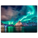 Amazing Aurora Borealis Colors Premium Plush Fleece Blanket (Extra Small) 40 x30  Blanket Front