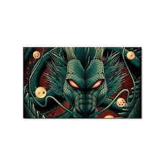 Dragon Art Sticker Rectangular (100 Pack) by Pakjumat