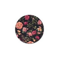 Flower Pattern Golf Ball Marker (10 Pack) by Pakjumat
