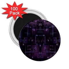 Geometric Art Digital Art Background 2 25  Magnets (100 Pack)  by Pakjumat
