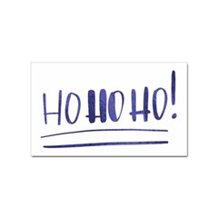 Ho Ho Ho! Christmas Minimalist Sticker Rectangular (100 Pack) by ConteMonfrey