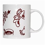 Red And White Christmas Breakfast  White Mug Right