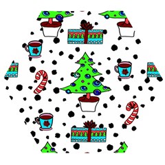 It`s Cold Outside  Wooden Puzzle Hexagon by ConteMonfrey