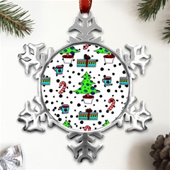 It`s Cold Outside  Metal Small Snowflake Ornament by ConteMonfrey