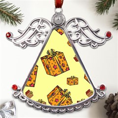 I Wish You All The Gifts Metal Angel With Crystal Ornament by ConteMonfrey
