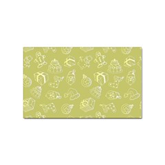 Blue Christmas  Sticker Rectangular (100 Pack) by ConteMonfrey