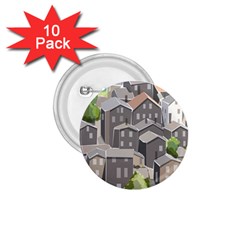 Village Place Portugal Landscape 1 75  Buttons (10 Pack) by Hannah976